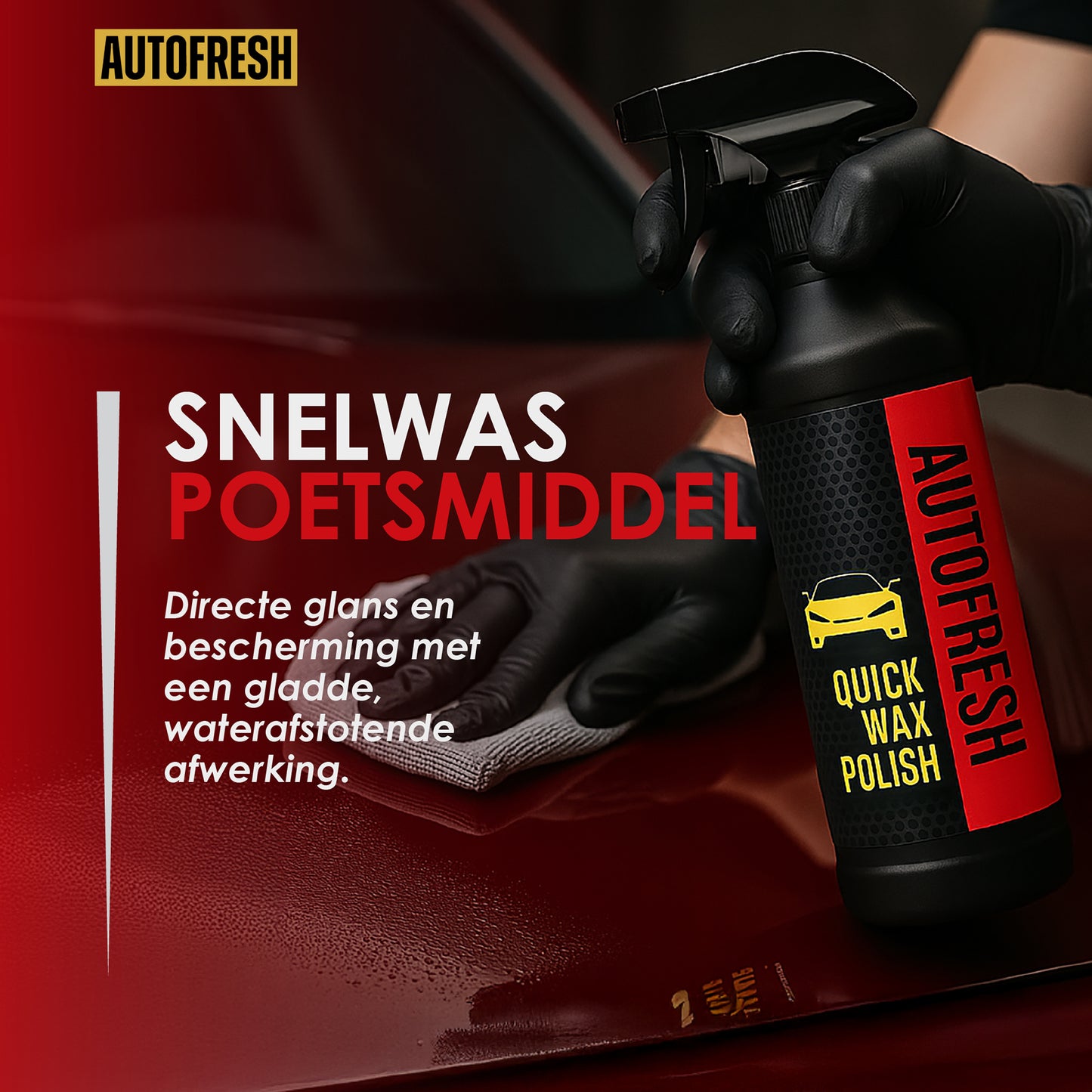 AutoFresh Snel Wax Polish – 500 ml