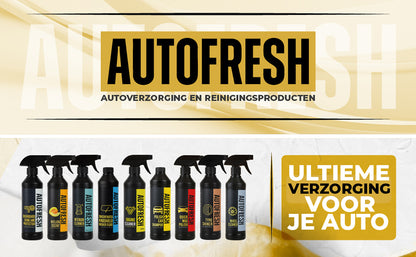 AutoFresh Luxe Autoreinigingsset - Auto wassen -Auto Wash Set-Auto Wash Bucket- Auto Was Set-Auto Was Pakket- Auto Detailing Set- Complete 12-delige Premium Set met Emmer