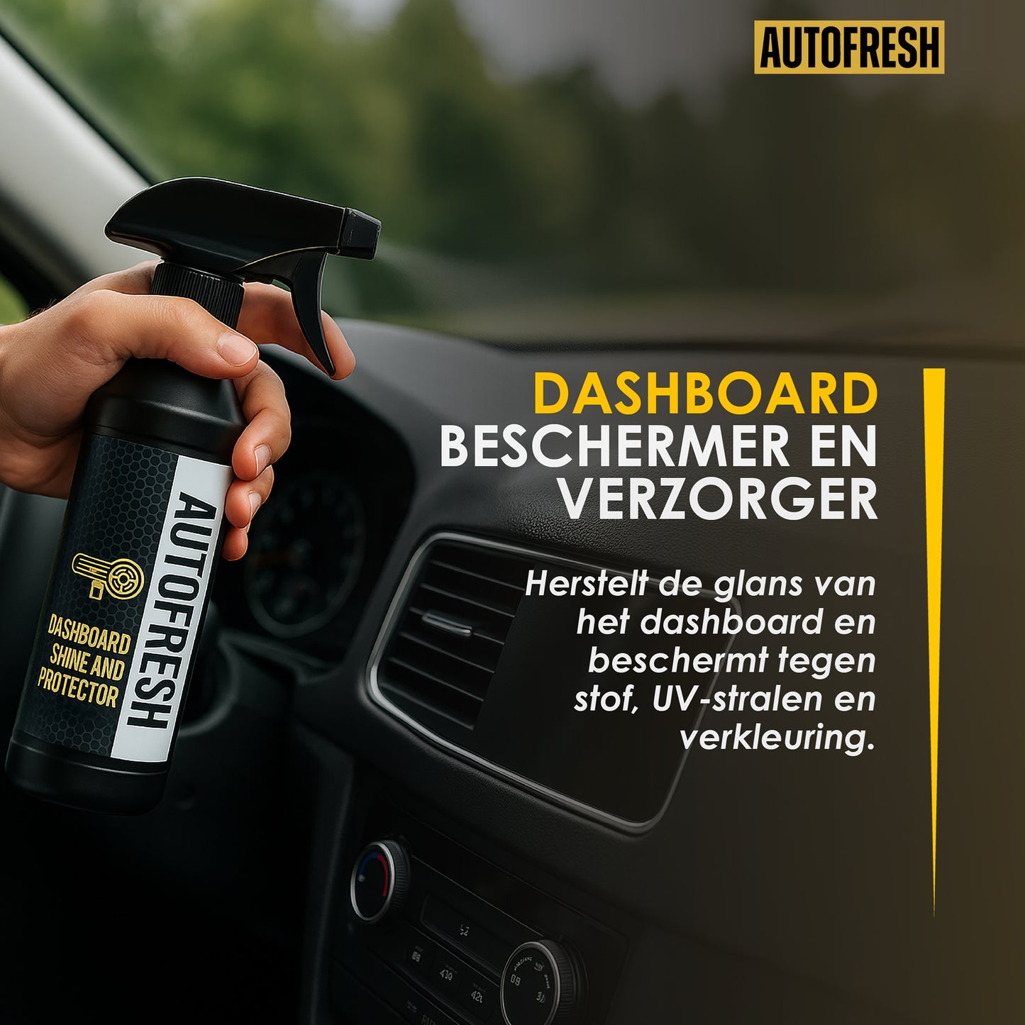 AutoFresh Dashboard Glans- en Beschermingsspray - 500 ml