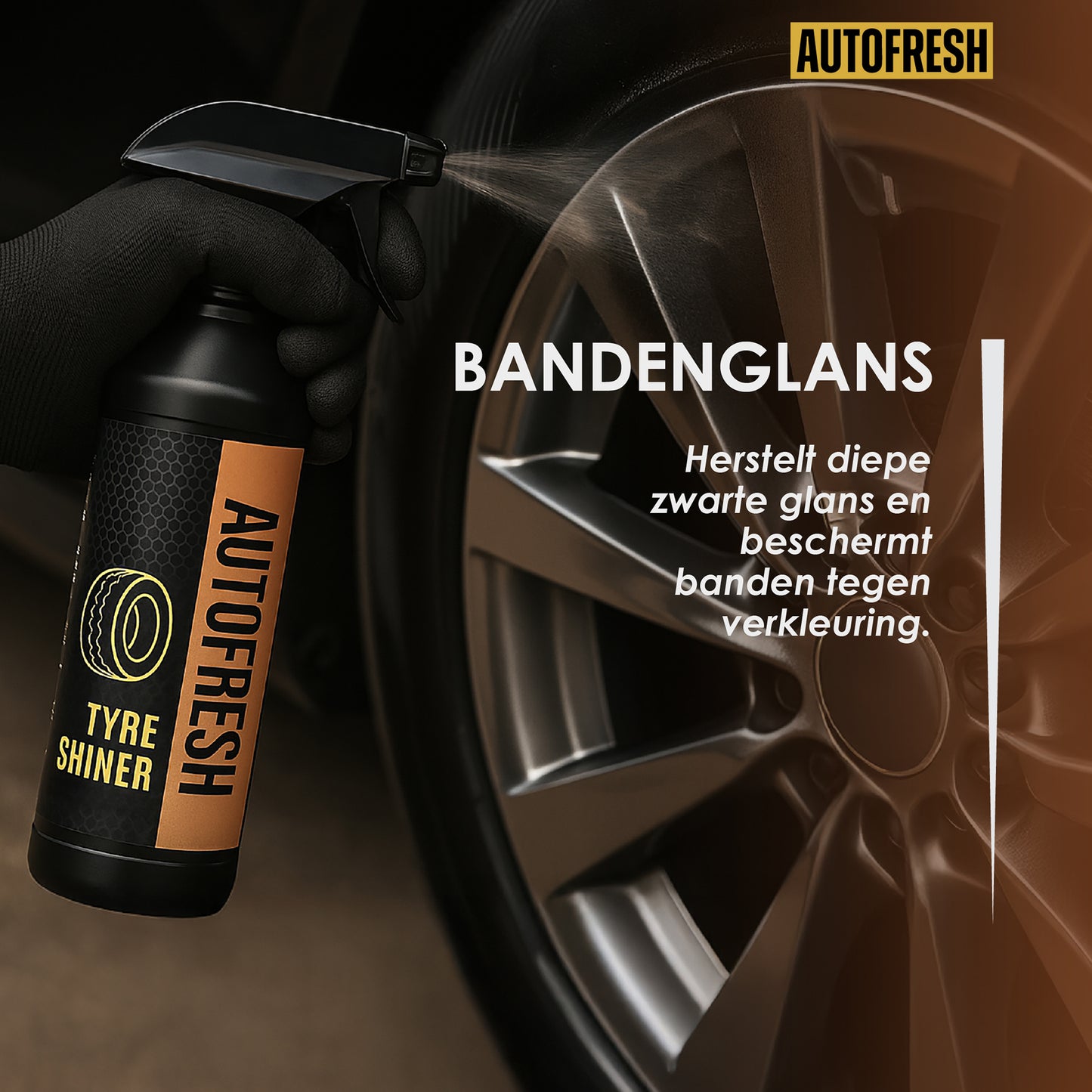 AutoFresh Banden- en Bumper Glasbeschermer - 500 ml