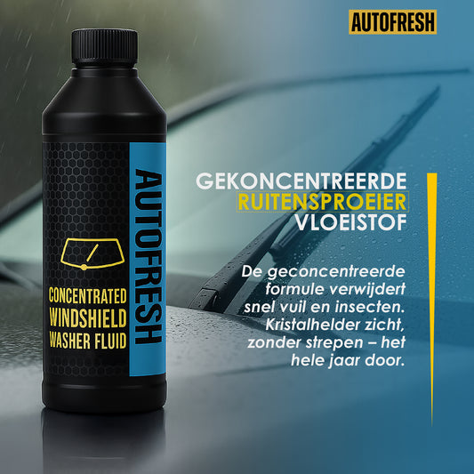 AutoFresh Geconcentreerde Ruitenwisservloeistof - -Glasreiniger - Screenwash - 500 ml
