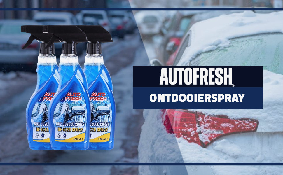 AutoFresh -Ruitontdooier Spray -De-icer Spray – 500 ml