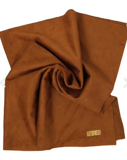AutoFresh- Zeem Leer- Synthetisch leer -Chamois leather - 50x70cm- Car Drying Cloth- Lux Reinigingsdoek voor Auto Glas en Carrosserie Reiniging- Auto Drogen Doek 50x70 cm