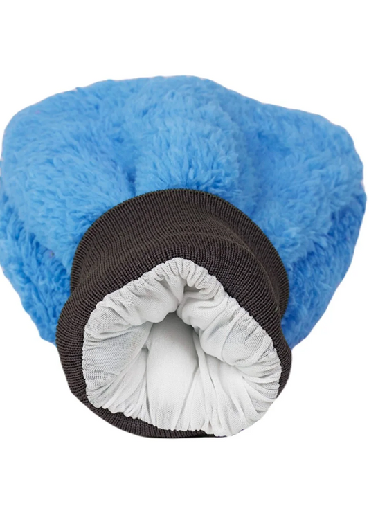 AutoFresh -Auto Was Handschoen -Washandschoen - Auto Schoonmaakhandschoen -Microvezel washand - Microvezel Stof - Blauw