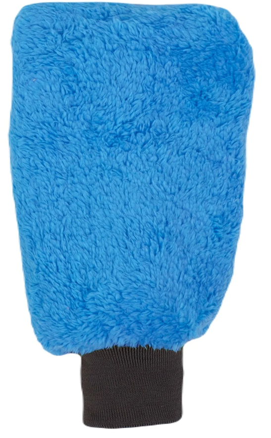 AutoFresh -Auto Was Handschoen -Washandschoen - Auto Schoonmaakhandschoen -Microvezel washand - Microvezel Stof - Blauw