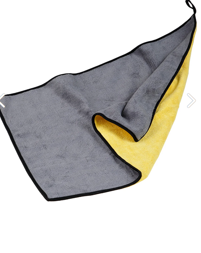 AutoFresh- Auto Wassen- Auto Afdrogen Voertuig Glasreiniging 4 Delige Luxe Compleet Set - Dikke Microfiber Doek 50x70 cm- Dubbellaags Microvezel Auto Droogdoek 50x70 cm - Zeemleer Autodoek 50x70cm - Zeem Leer Lux Reinigingsdoek 50x70 cm