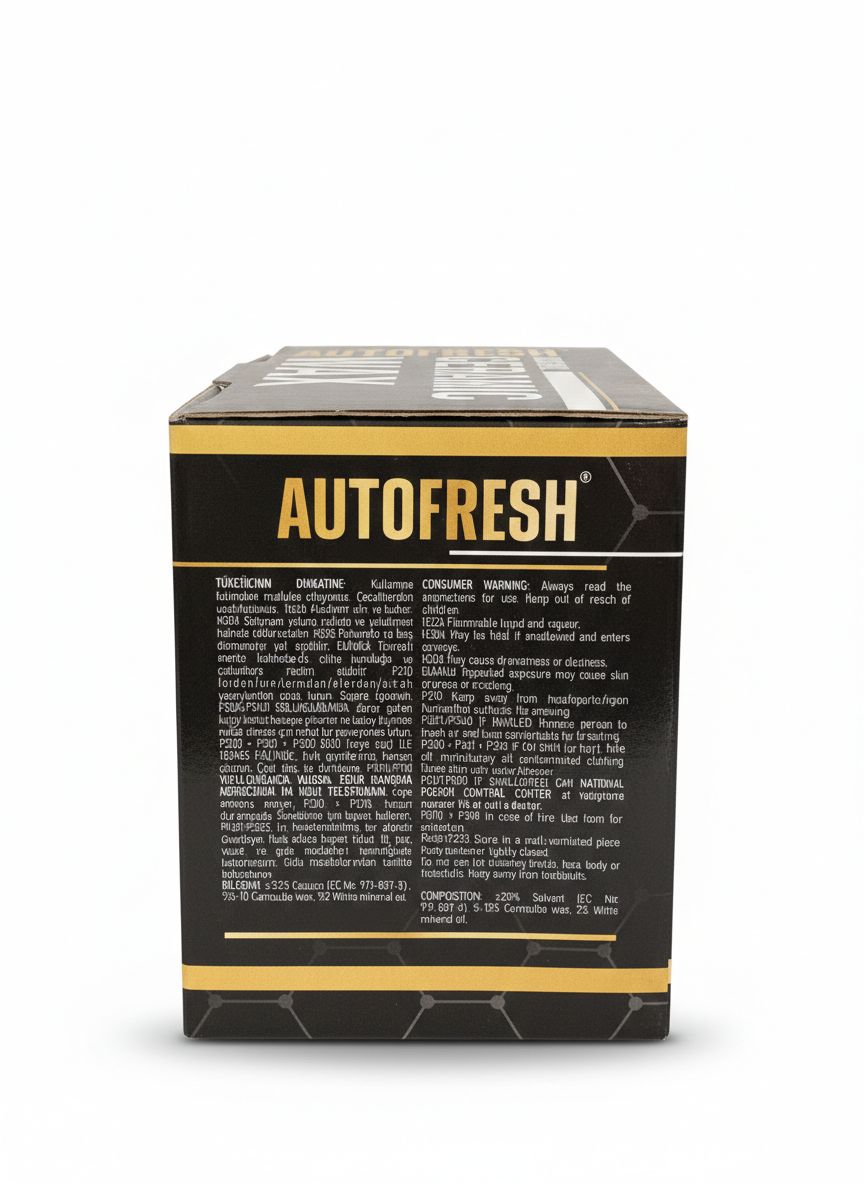 AutoFresh- Titanium Keramische Wax Auto Polish Carnauba Wax - 175 GRAM -INCLUSIEF DOEK EN SPONS