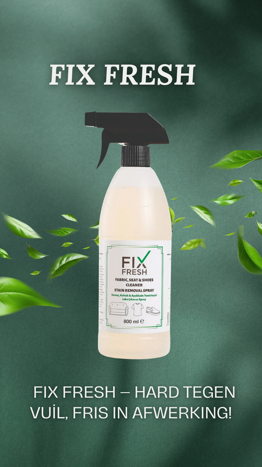 FixFresh Meubel-, Stof- & Schoenenreiniger Spray – Sneaker Cleaner, Vlekverwijderaar 800 ml